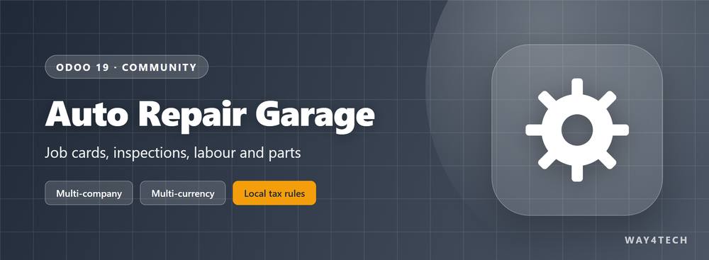 Auto Repair Garage & Workshop Management in Odoo