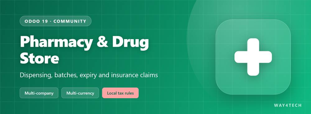 Pharmacy & Drug Store Management in Odoo