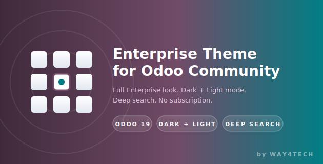 Enterprise Theme (Community) in Odoo