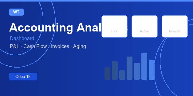 WT Accounting Analytics Dashboard in Odoo