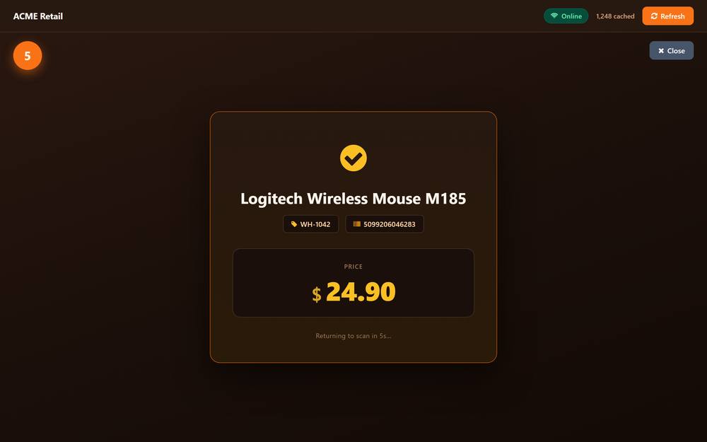 Barcode Price Checker Kiosk - Self-Service & Offline screenshot 2