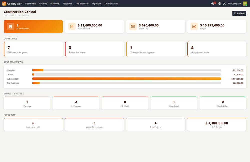 Construction & Material Management screenshot 1