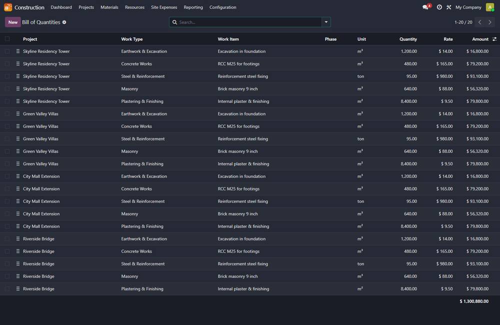 Construction & Material Management screenshot 3
