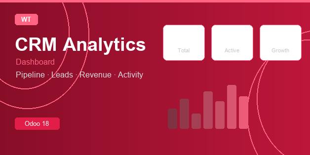 WT CRM Analytics Dashboard in Odoo