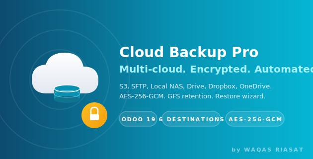 Cloud Backup Pro - Multi-Destination Encrypted Database & Filestore Backup in Odoo