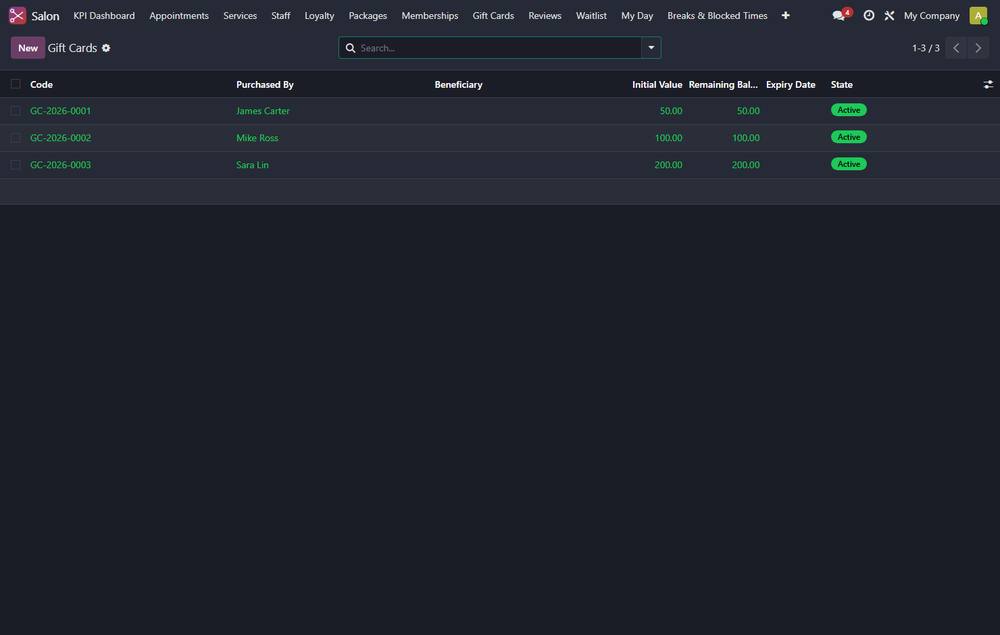 WT Enterprise Salon screenshot 2
