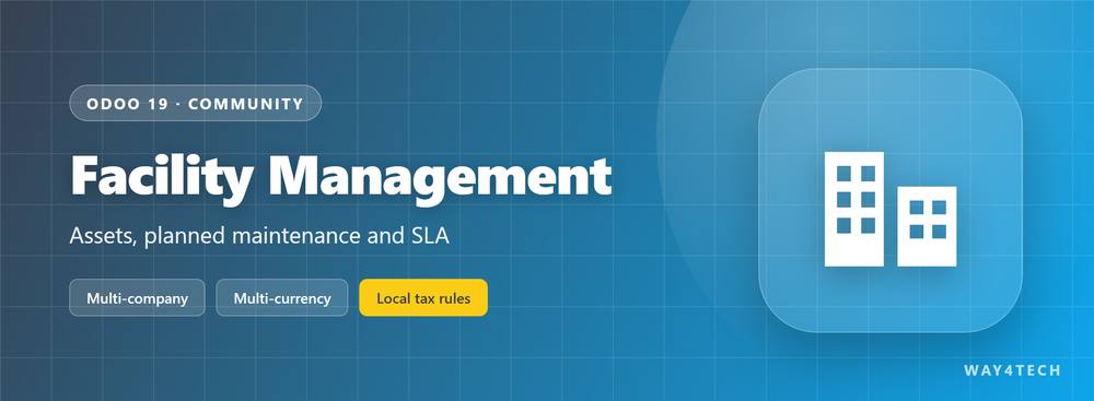 Facility Management & Maintenance (CAFM) in Odoo