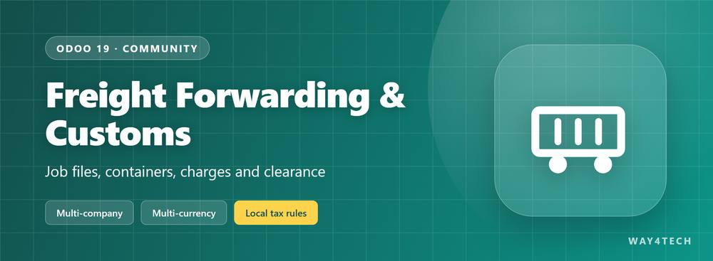 Freight Forwarding & Customs Clearance in Odoo