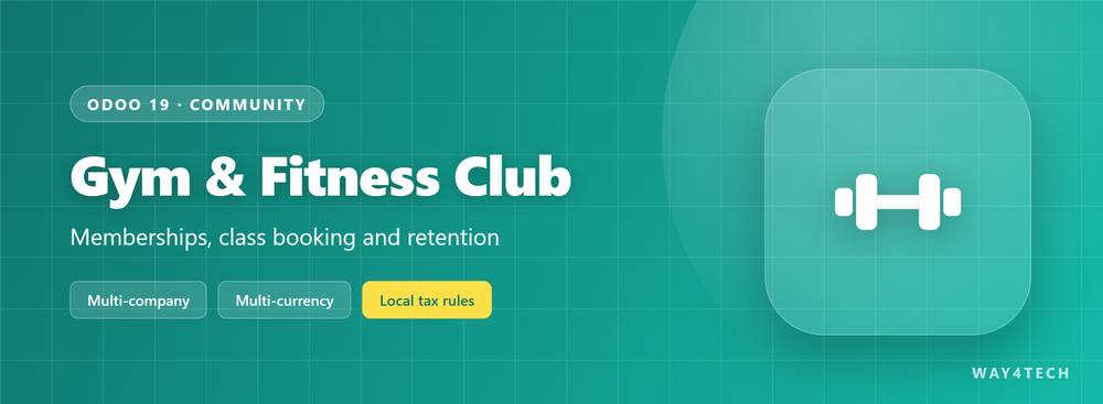 Gym & Fitness Club Management in Odoo