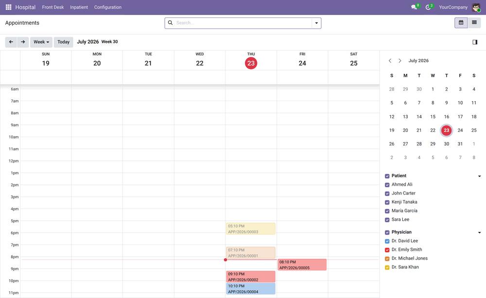 Hospital Management screenshot 2