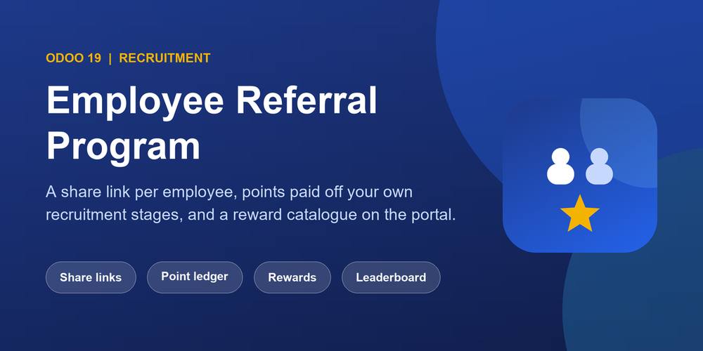 Employee Referral Program in Odoo
