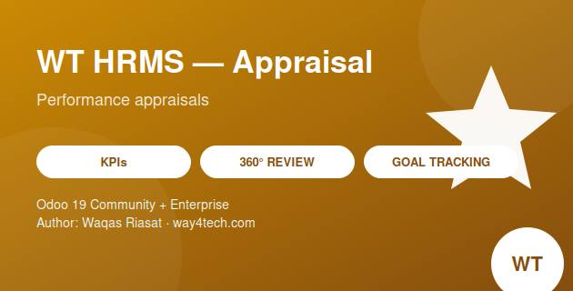 WT HRMS Appraisal in Odoo