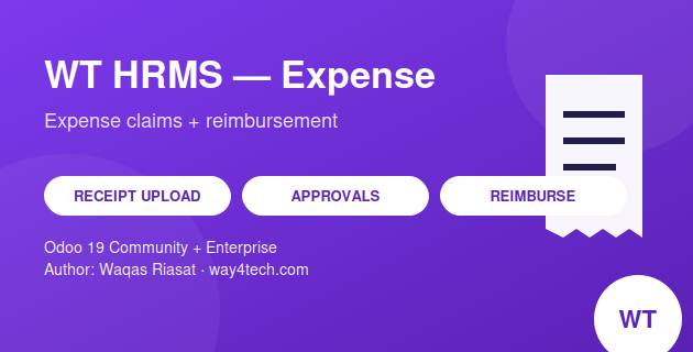 WT HRMS Expense in Odoo