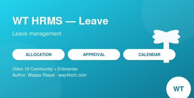 WT HRMS Leave Management in Odoo