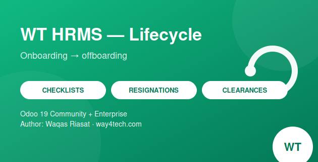 WT HRMS Lifecycle in Odoo