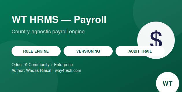 WT HRMS Payroll in Odoo