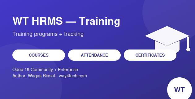 WT HRMS Training in Odoo