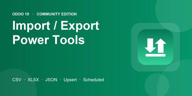 Import / Export Power Tools in Odoo