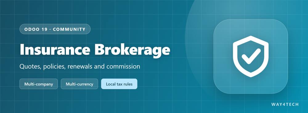 Insurance Brokerage Management in Odoo