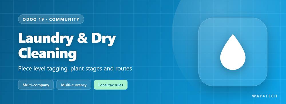 Laundry & Dry Cleaning Management in Odoo