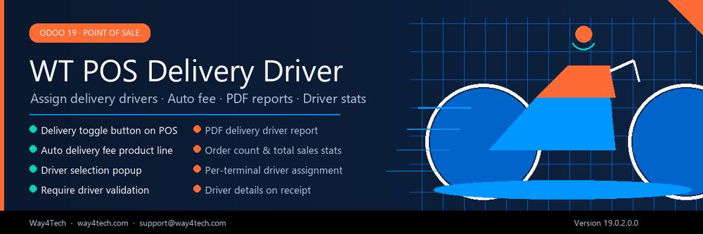 WT POS Delivery Driver in Odoo