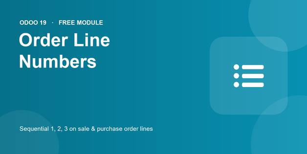 Order Line Numbers in Odoo