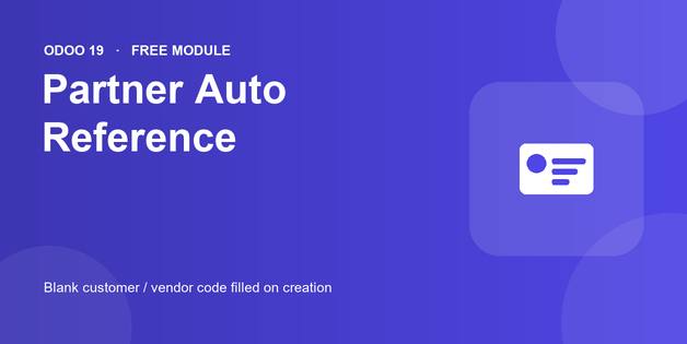 Partner Auto Reference in Odoo
