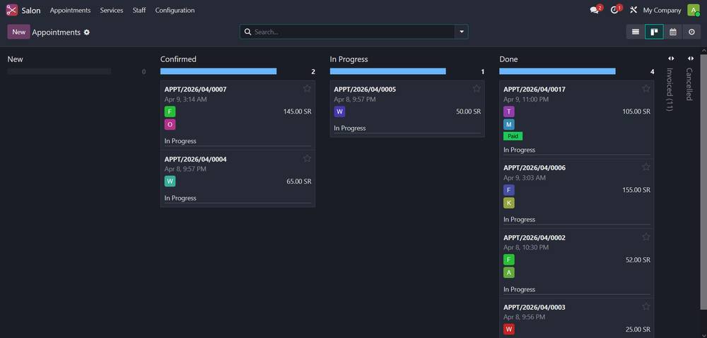 WT POS Salon screenshot 1