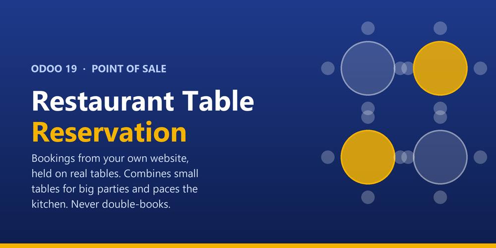 Restaurant Table Reservation in Odoo