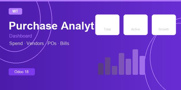 WT Purchase Analytics Dashboard in Odoo