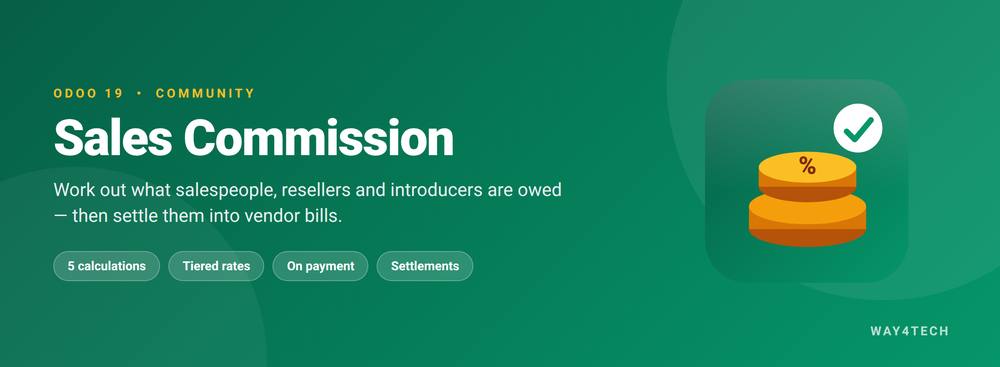 Sales Commission in Odoo