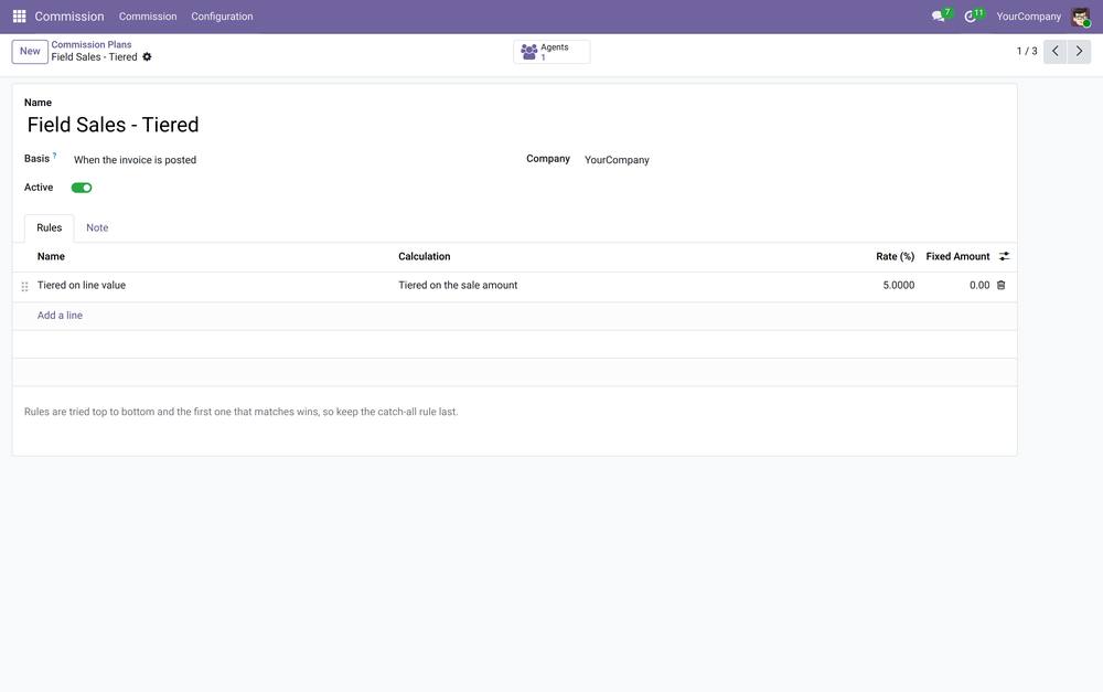 Sales Commission screenshot 2