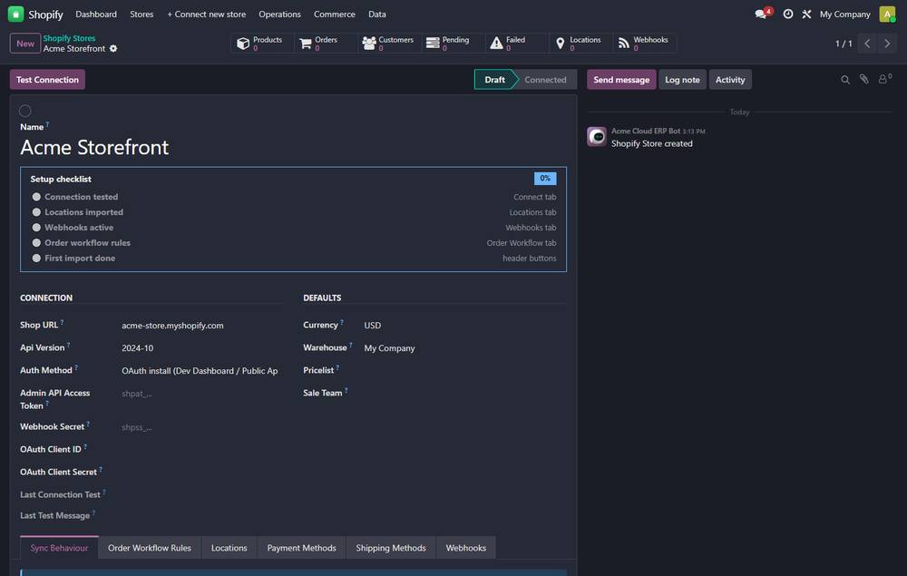 WT Shopify Connector screenshot 2