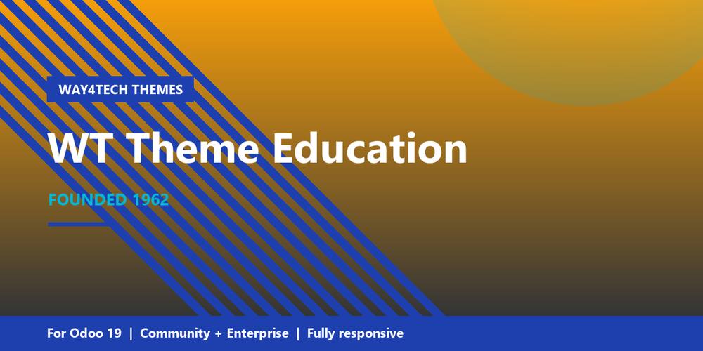 WT Theme Education in Odoo