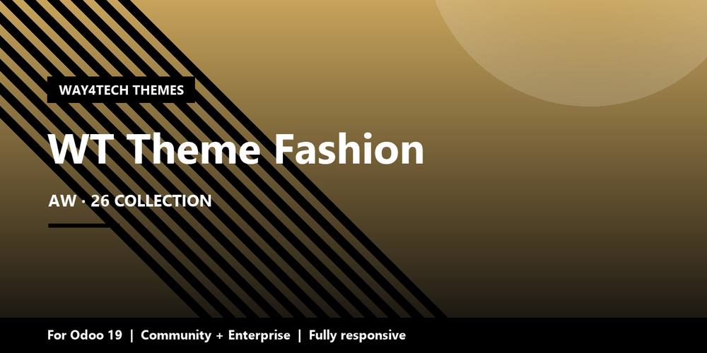 WT Theme Fashion in Odoo