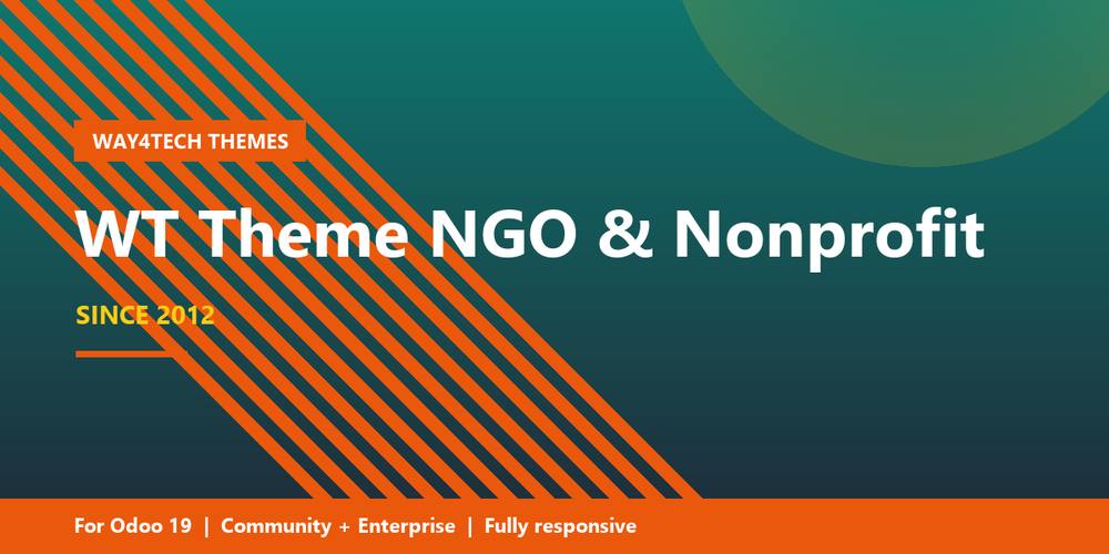 WT Theme NGO & Nonprofit in Odoo