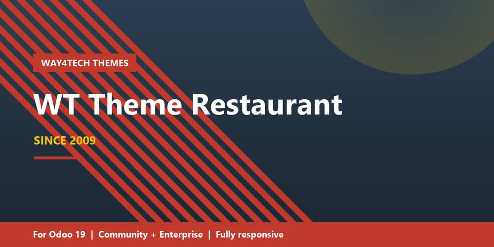 WT Theme Restaurant in Odoo