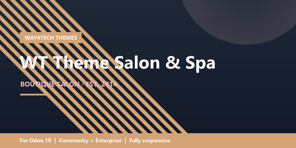 WT Theme Salon & Spa in Odoo