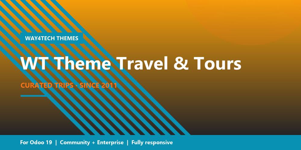 WT Theme Travel & Tours in Odoo