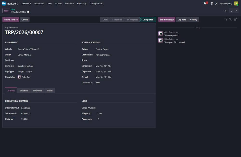 Transport & Fleet Management screenshot 3