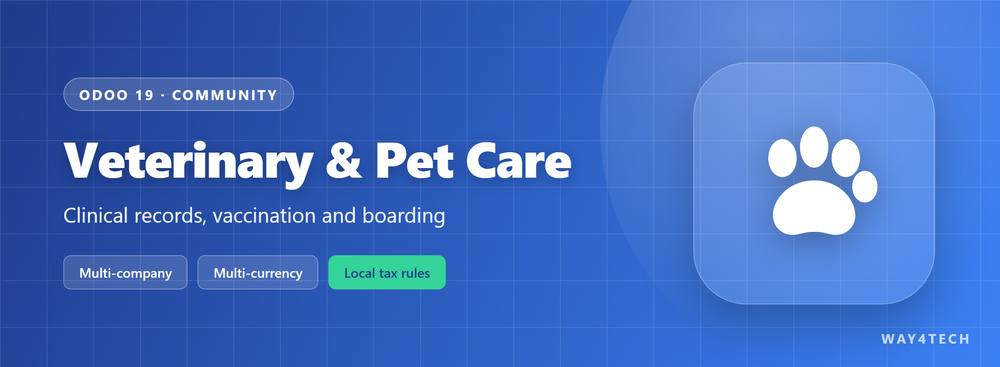 Veterinary Clinic & Pet Care Management in Odoo