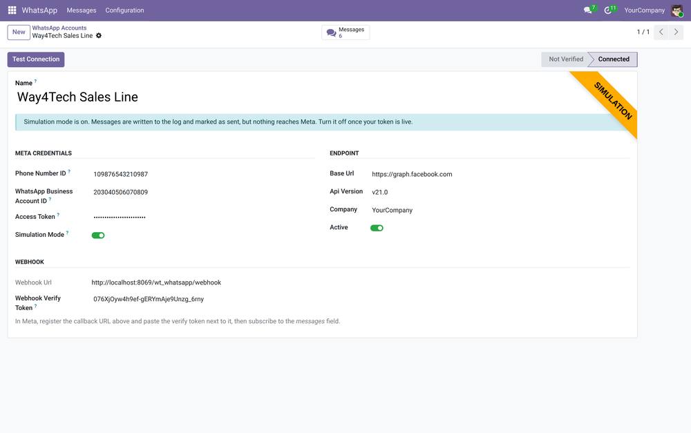 WhatsApp Connector screenshot 1