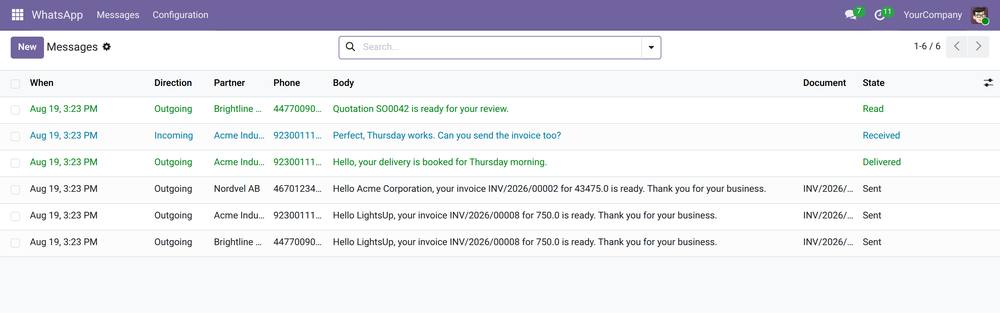 WhatsApp Connector screenshot 3
